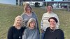 Elke Gutekunst, Christiane Gonser, Lilli Bormann, Heike Drescher und Regine Schäfer